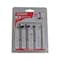 Diablo Diablo 3-1/2 in. L High Speed Steel Forstner Drill Bit Set Round Shank 4 pk FB-104 - alternate 2